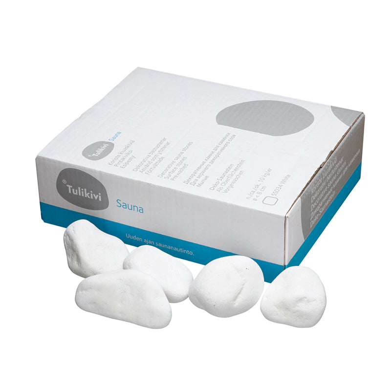 White Sauna Stones